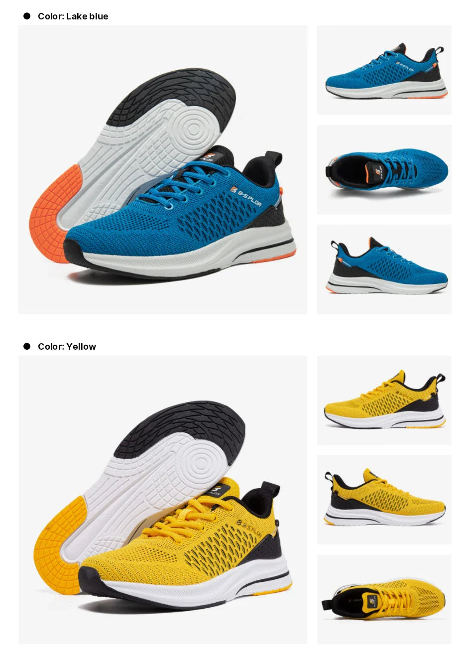 Lightweight Running Shoes For Men Comfort Men's Designer Mesh Casual Sneakers Lace-Up Male Outdoor Sports Tennis Shoes