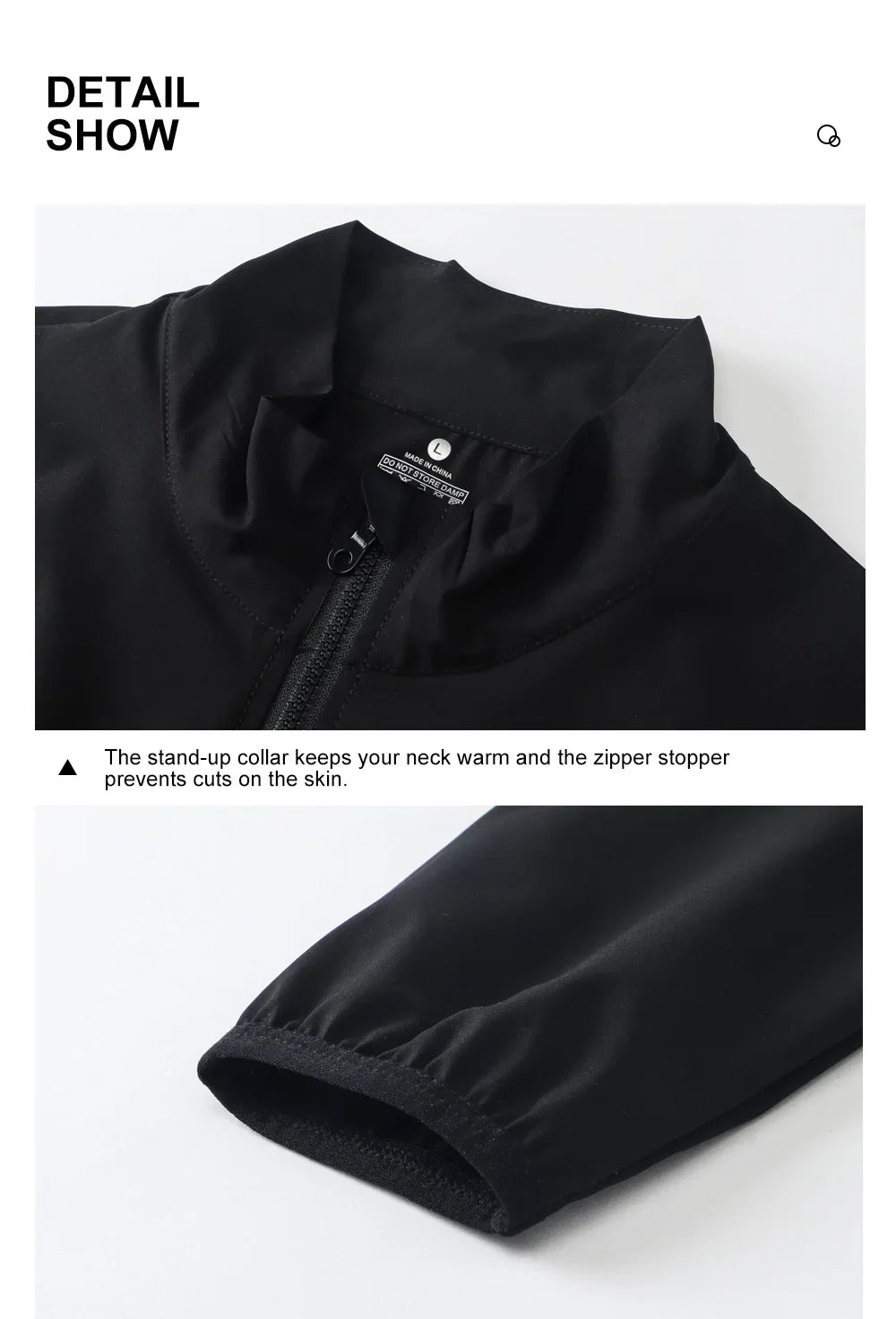 Men Cycling Jacket Lightweight Breathable Anti-UV Cycling Windbreaker High Quality MTB Road Bike Jersey 2-Way Zipper