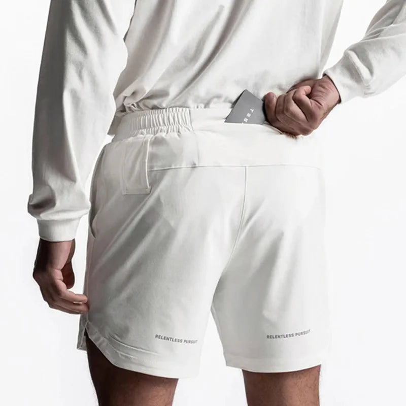 Men's Quick-Drying Shorts Summer Gym Workout Running Basketball Sports Breathable Slim Fit Casual Training Streetwear Fashion‌