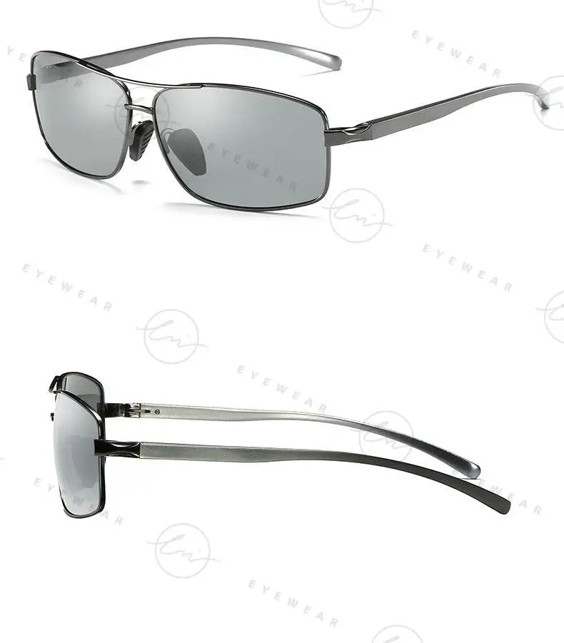Classic Photochromic Sunglasses Polarized Man Day Night Vison Glasses Woman Chameleon Lens For Driving Goggles Male