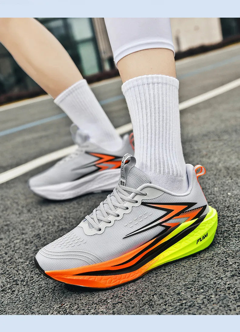 Marathon Men Running Shoes Speciality Sports Shoes Breathable Lightweight Carbon Board Women's Trend Athletic Sneakers Women