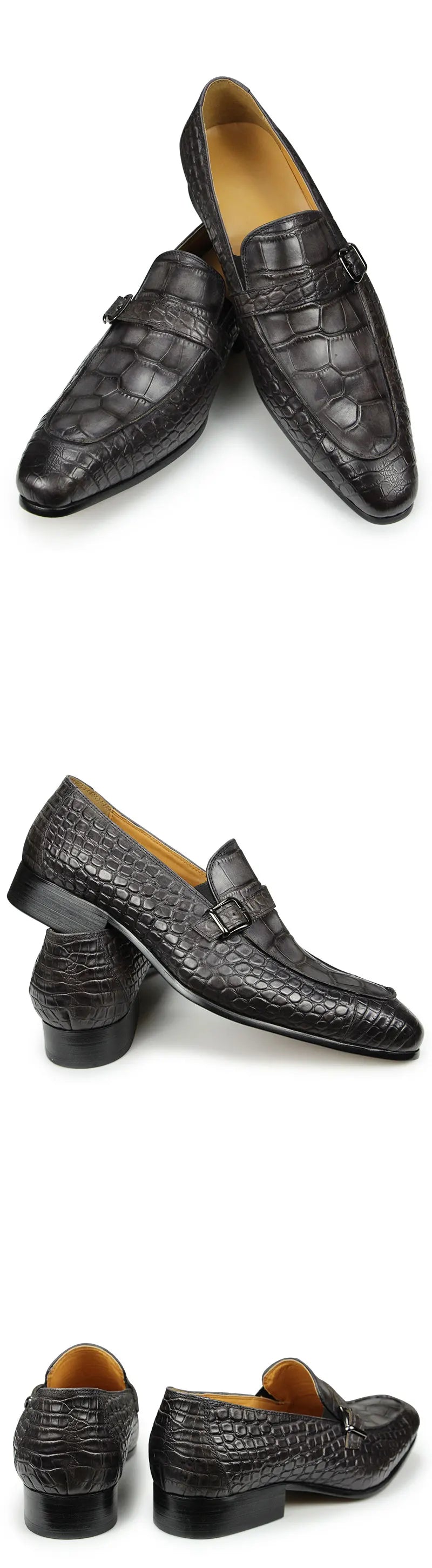 Men Genuine Leather Oxford Shoes|Formal&Casual Dress Shoes|Comfortable Driving Shoes|Handcrafted Men's Business & Party Footwear