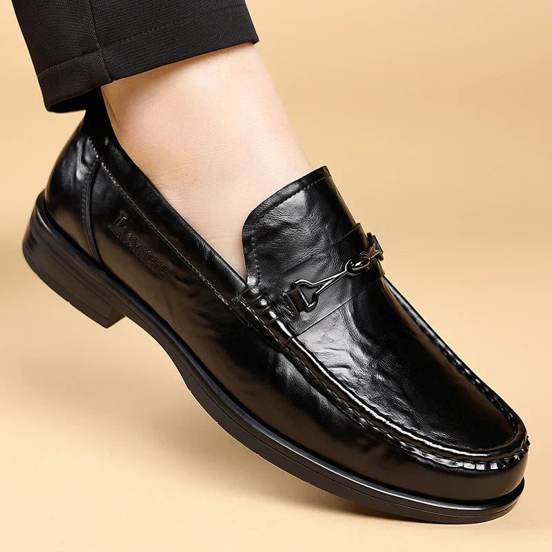 Fashion Style Man Casual Shoes Comfortable Luxury Loafers Leisure Walk Men Slip on Flats All-match Male Business Shoes Moccasins