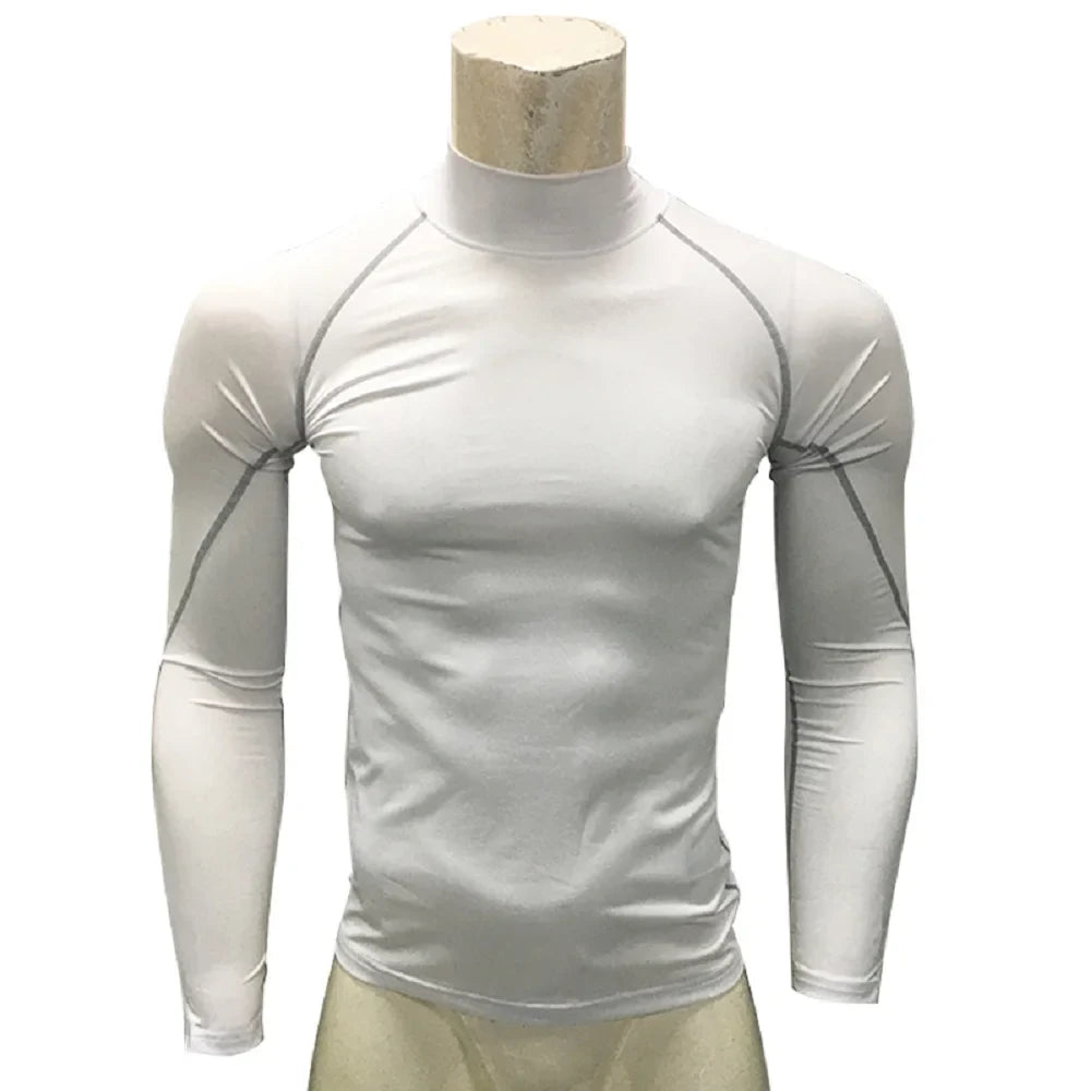Men Sports Long Sleeve Blouse Shirt Athletic Top Training UPF 50+ UV Protection Rash Guard Black Male Swimming Cycling T-Shirt