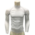 Men Sports Long Sleeve Blouse Shirt Athletic Top Training UPF 50+ UV Protection Rash Guard Black Male Swimming Cycling T-Shirt