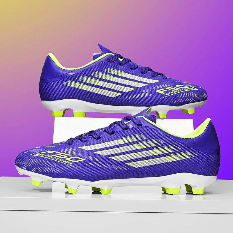 New Men Professional Football Boots Non-Slip TF/FG Boys Sneakers Match Soccer Shoes Ankle Comfortable Sports Shoes Unisex