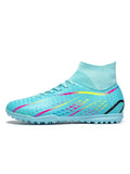 Classic TF Turf football shoes PU Fabric Comfort Upper Rubber Abrasion Resistant Sole Unisex Kids Sports Sneakers