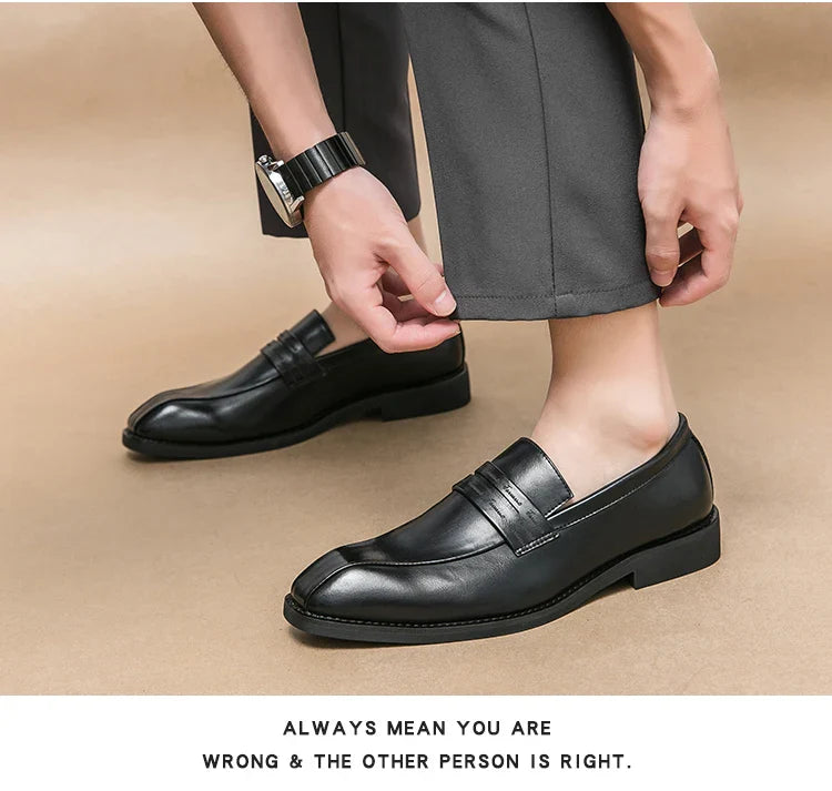 Mens Formal Business Oxford Shoes European Style Classic Comfortable Dress Shoes for Men