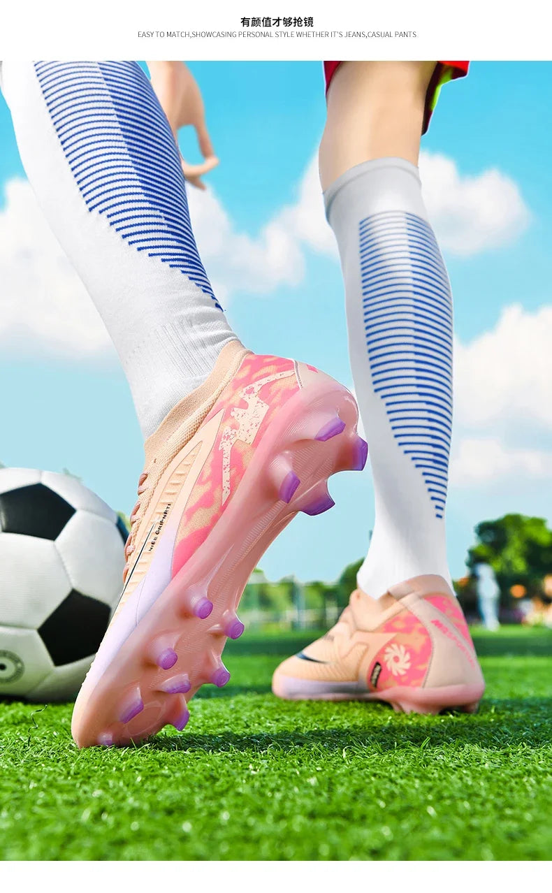 New Men Professional Soccer Shoes Unisex Ultralight Football Boots Training Wholesale Breathable Indoor Futsal Drop Shipping