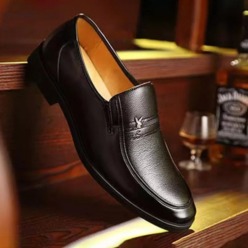 Men’s Business Formal Leather Shoes – Classic Oxford Style, EU Sizes 40–48