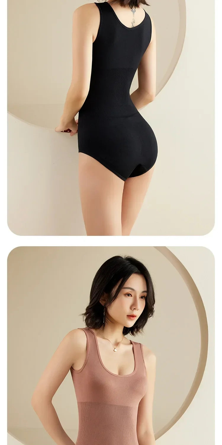1/2PCS Bodysuit Women Slimming Shapewear Corset Reducing Body Shaper Modeling Underwear Tummy Control Panties Briefs 35-110kg