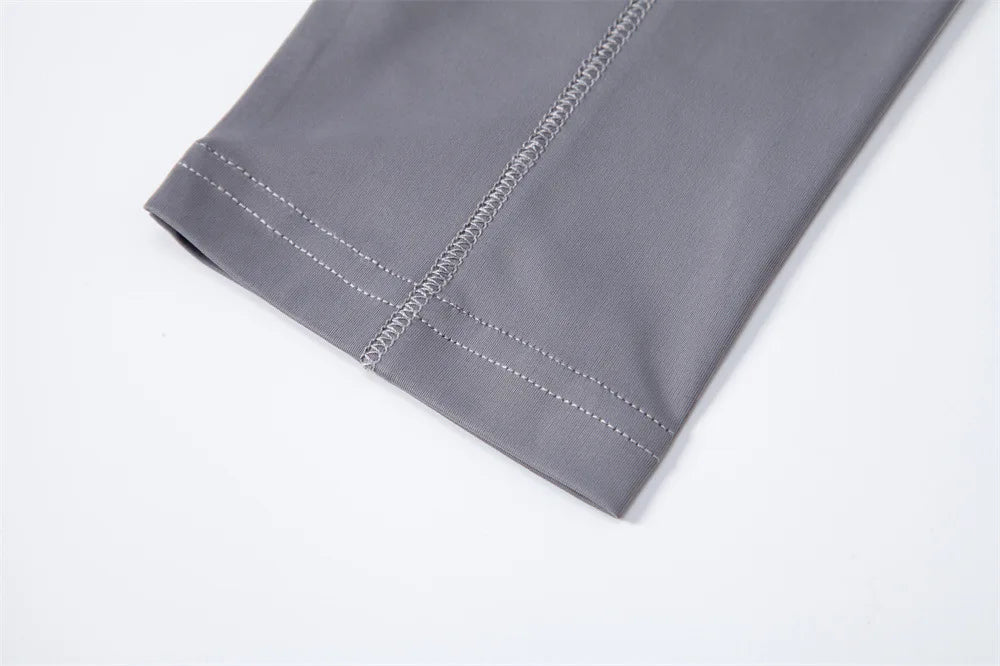 2026 Spring Summer New Men's Sunscreen Clothes Anti-UV UPF100+ T-shirt Long Sleeve Half Zip Top Male Outdoor Fishing Hiking Tops