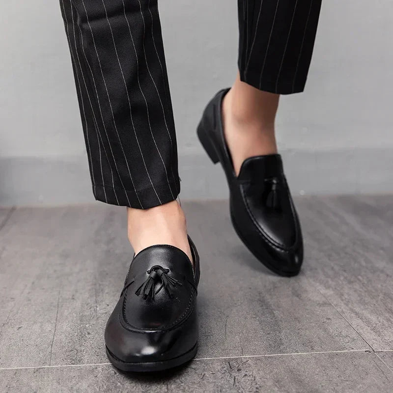 Men's Tassel Loafers Dress Shoes Business Leisure Driving Shoes Summer Outdoor Classic Fashion Famous Brand Luxury