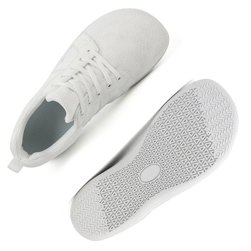 Men's Wide Minimalist Barefoot Sneakers | Unisex Zero Drop Sole | Optimal Relaxation