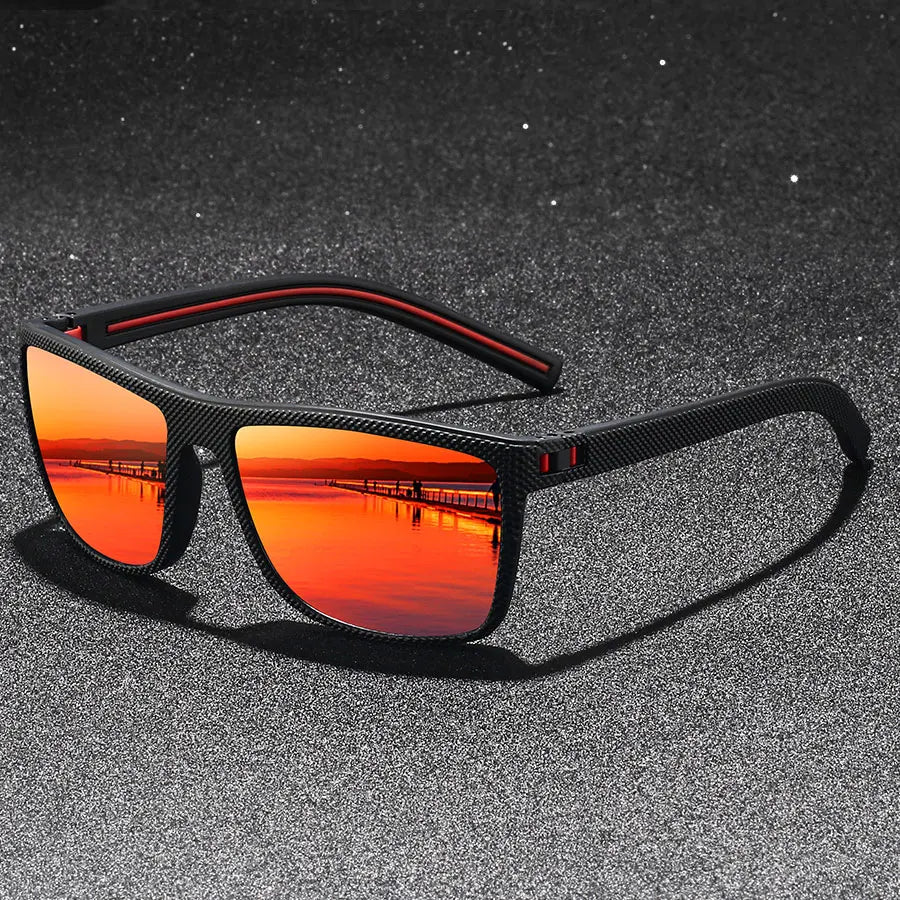 Classic Vintage Check Pattern Square Sunglasses Men Women Fashion Fishing Driving Man Sun Glasses UV400 Retro Eyewear