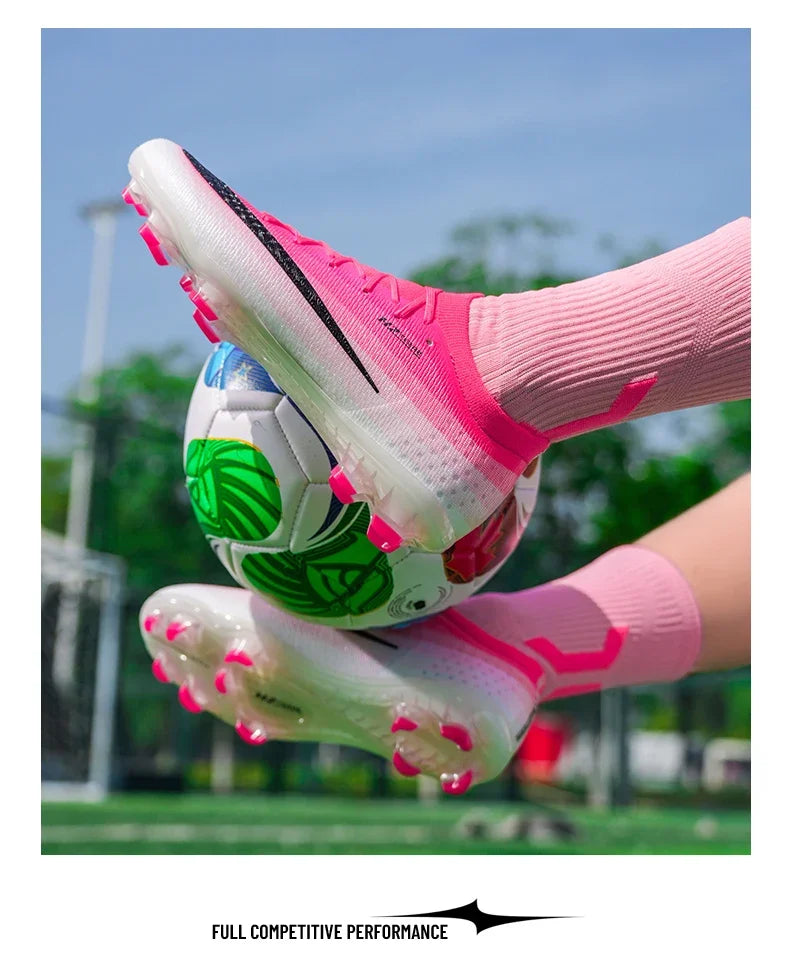 New Men Soccer Shoes Futsal Cleats Ultralight Hot Sale Football Boots Unisex High-quality Women Professional TF/FG Sneakers