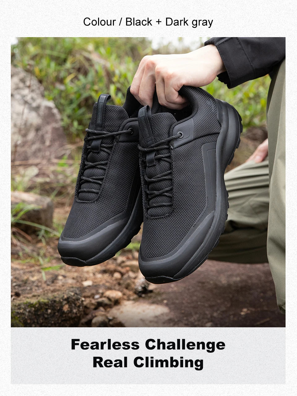 Men Hiking Shoes Classic Business High Quality Male Trekking Climbing Sneakers Non-slip Luxury Designer Outdoor Shoe
