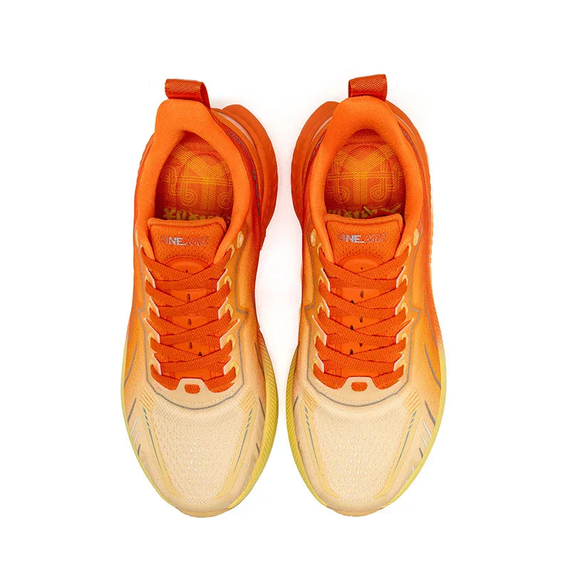 Cushioning Running Shoes For Men Suitable Heavy Runners Lace Up Sports Women Non-slip Outdoor Athletic Male Sneakers