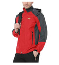 Men Autumn Jacket Camping Hiking Trekking Windbreaker Waterproof With Hood Spring Outdoor Sports Travel Climbing Coats