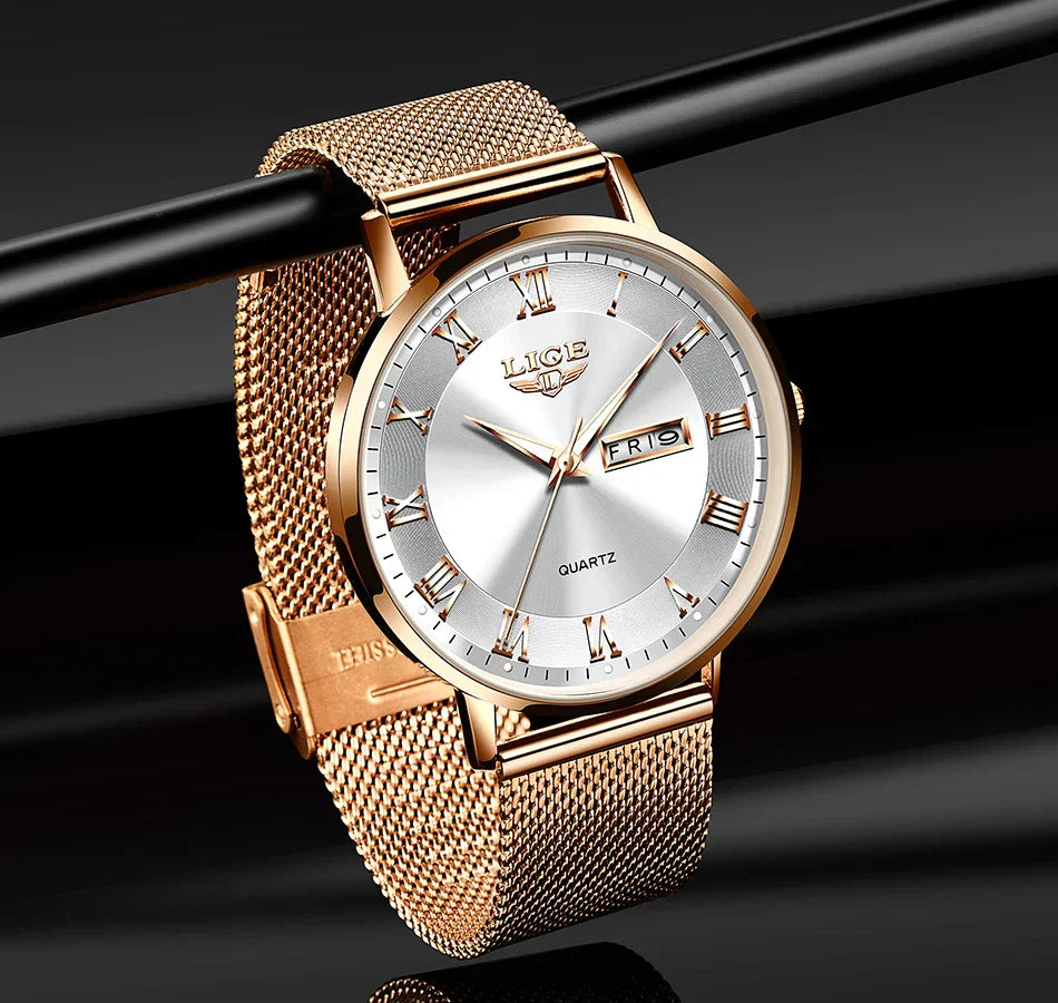 2024 New Watch Women Luxury Watches Ladies Creative Steel Women's Bracelet Watches Female Waterproof Clock Relogio Feminino