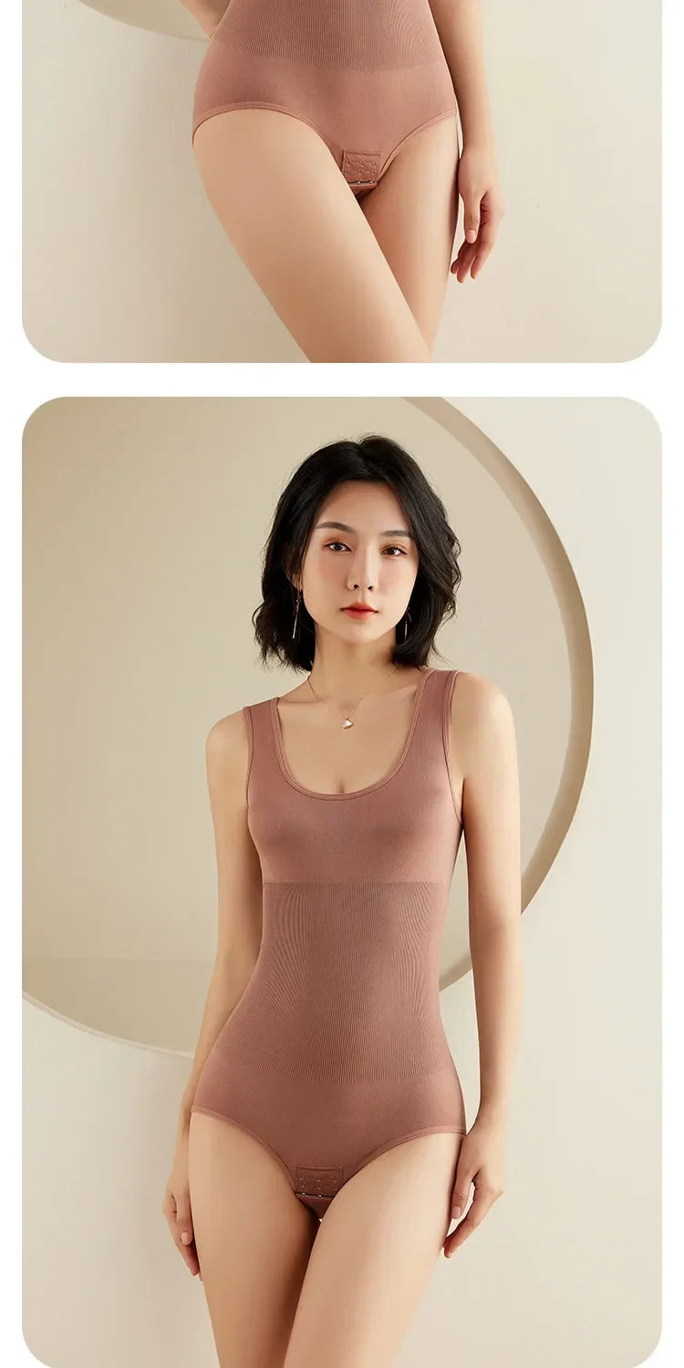 1/2PCS Bodysuit Women Slimming Shapewear Corset Reducing Body Shaper Modeling Underwear Tummy Control Panties Briefs 35-110kg