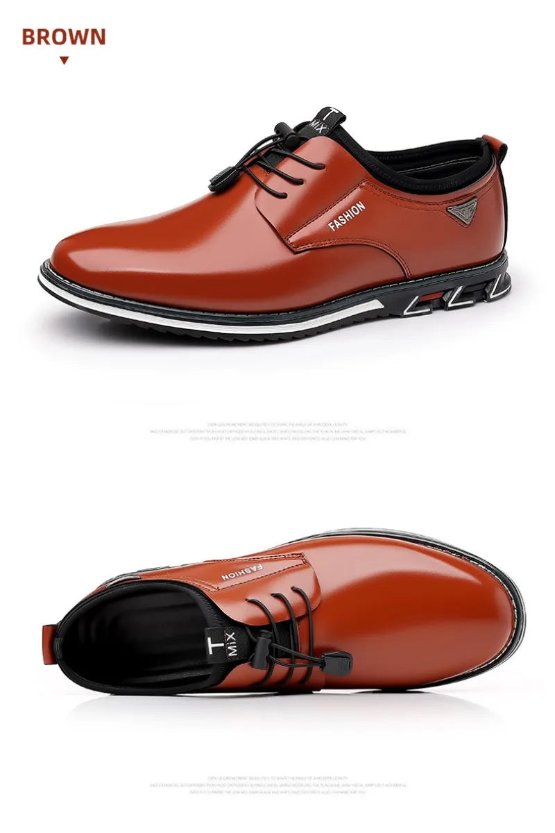 Oxfords Leather Shoes Men Luxury Big Size 50 51 52 53 Men Dress Shoes Business Party Wedding Office Work Shoe 2026 Men Loafers