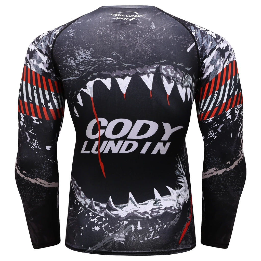 UV Sun Protection Sports Rash Guard With Snake Print Masculine jiu jitsu Bjj Rashguard No Gi MMA Clothes Compression Sweatshirts