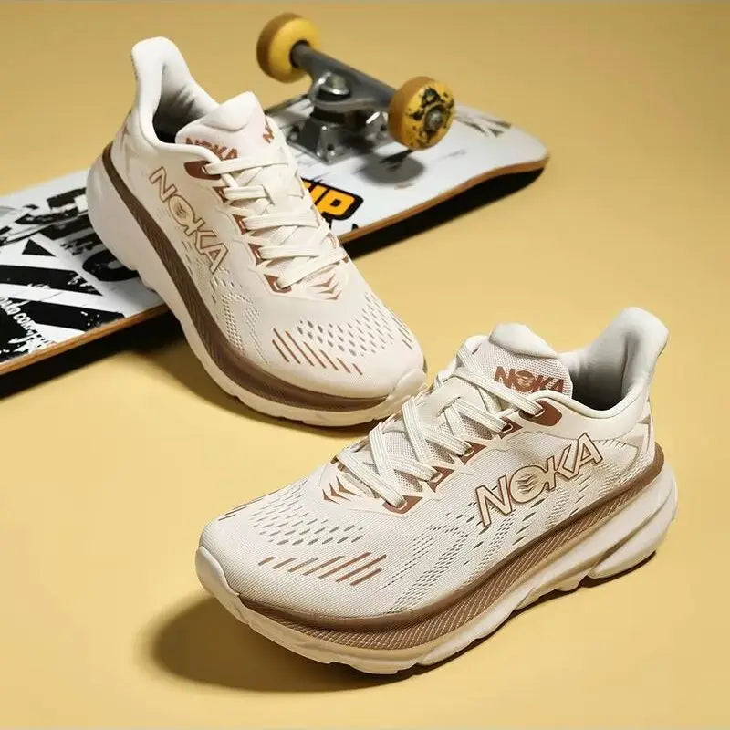 New men's casual sports shoes with shock absorption, breathable running shoes, anti slip and wear-resistant outdoor hiking shoes