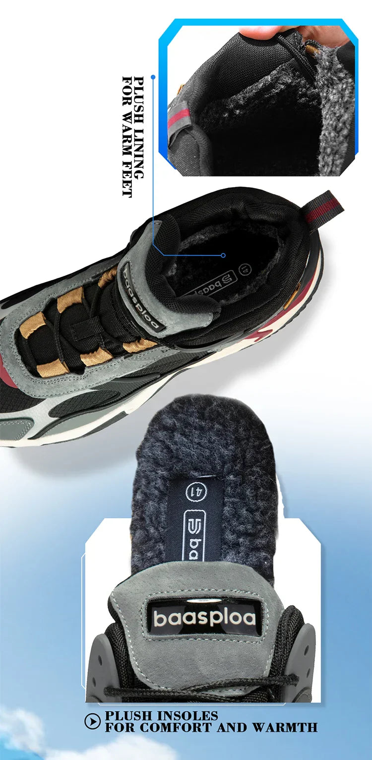 New Men's Shoes Outdoors Walking Sneakers Waterproof Shoes Comfort Tenis for Men Non-Slip