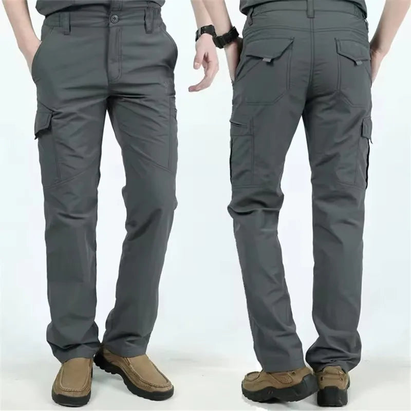 Summer Outdoor Quick Dry Pants Lightweight Breathable Hiking Camping Pants Men Climbing Trekking Trousers Tactical Cargo Pants