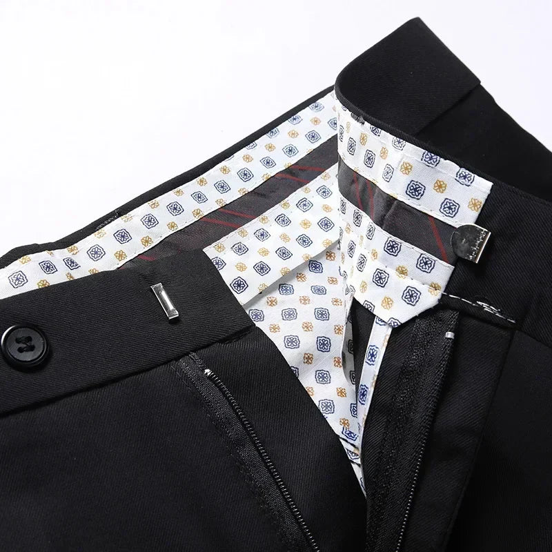 The New Store Offers Discounted Prices  Casual Formal Business Men's Fashionable Gentleman Solid Color All-season Fitted Suit