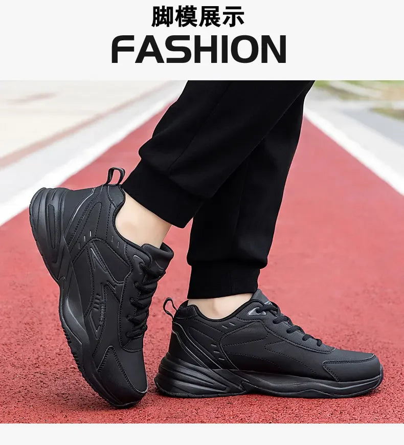 Chunky Sneaker for Men Thick Sole Versatile 2025 New Trend Mesh Lace Up Breathable Casual Sports Shoes Increased Soft Soles
