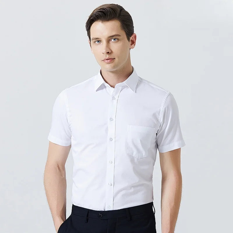 Business Dress Shirt Men Short Sleeve shirts