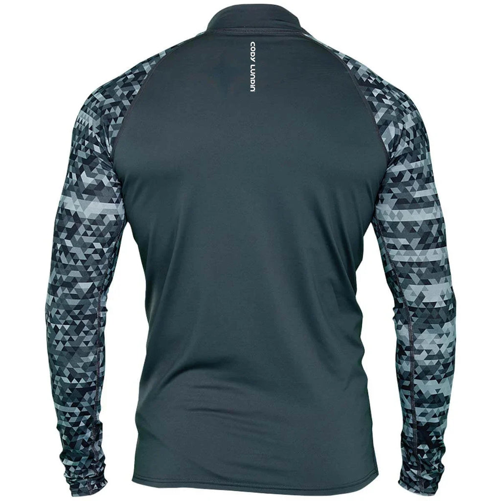 Cody Lundin Men's Long Sleeve Rashguard UPF 50+ UV Protection Fabric T Shirts Lightweight White Compression Gym Surf Swim Shirts