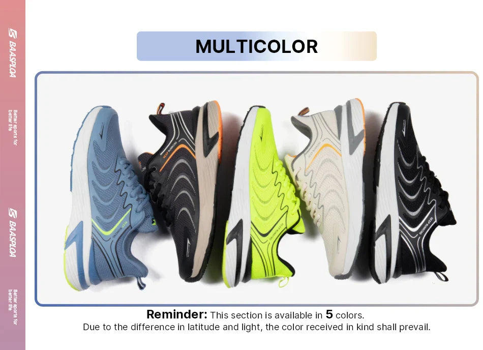 Men's Running Shoes Casual Lightweight Mesh Breathable Sneakers Male Outdoor Non-Slip Wear-Resistant Sports Shoes