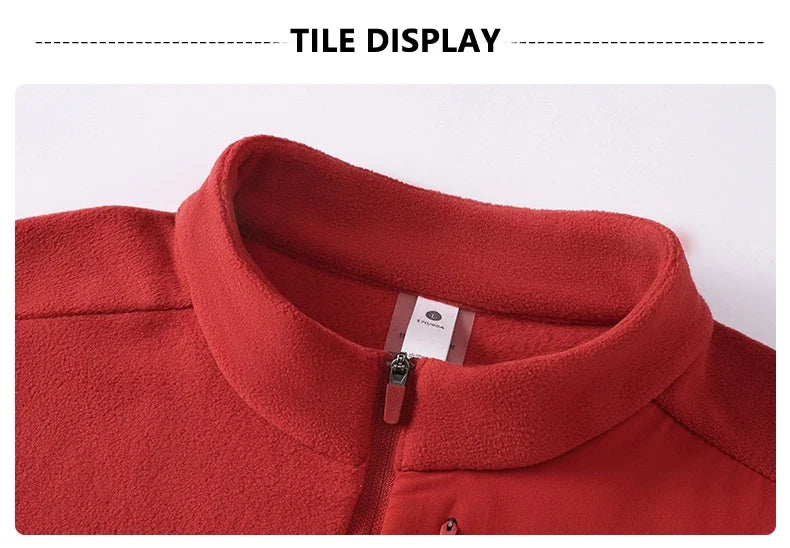 SBWL High-quality Outdoor Sports Inner Lining Autumn/Winter Warm Long-sleeved Stand-up Collar T-shirts Running Jackets Tops