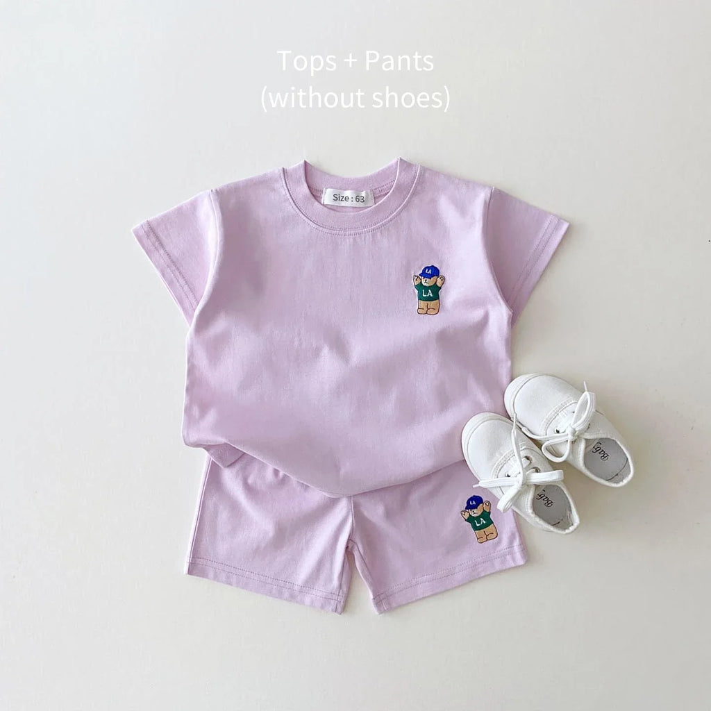 Baby Boys T shirts+Loose Shorts