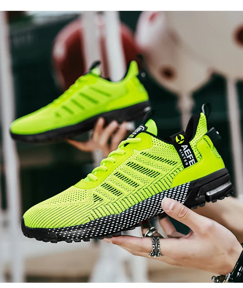 Men Running Shoes Breathable Outdoor Sports Shoes Lightweight Sneakers for Men Comfortable Athletic Training Footwear