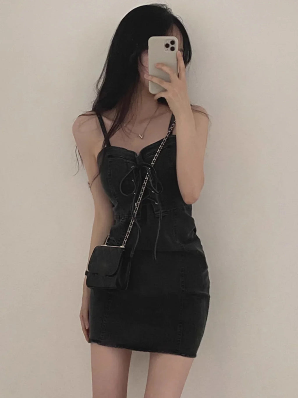 Summer Chic Design Off-oulder Denim Dr Women's Sexy Waist-Cinching Belted ort Skirt A-Line Cotton High Waist Korean Sle