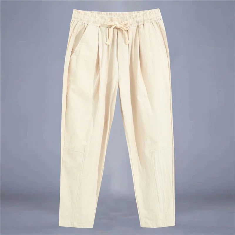 Men's Trousers Cotton Linen Fashion Casual Pants