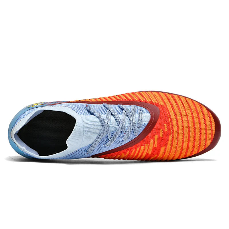 New Men Soccer Shoes Adult Non Slip Football Boots Outdoor Sport Boys Long Spikes Training Cleats Breathable Match Comfortable