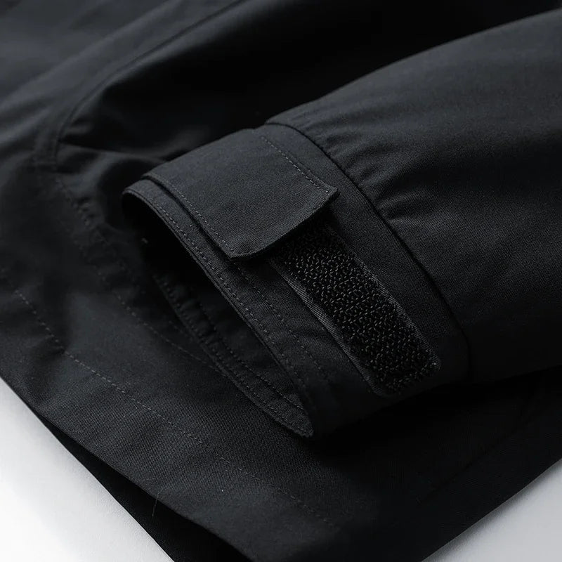 New Waterproof Jacket Men Outdoor Softshell Zip Up Hooded Jacket Windbreaker Hiking Camping Coat Lightweight Spring Autumn Coats