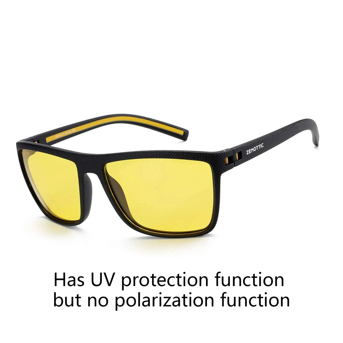 Polarized Sunglasses for Men Lightweight TR90 Frame UV400 Protection Square Sun Glasses