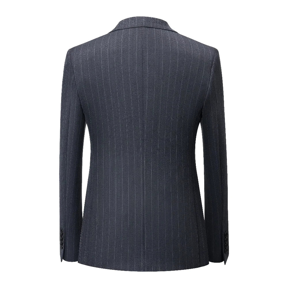 2025 Muscular Groom Suits US Sizes 3D Tailored Italian TR for Broad Shoulders Wedding & Business Set with Adjustable Trousers