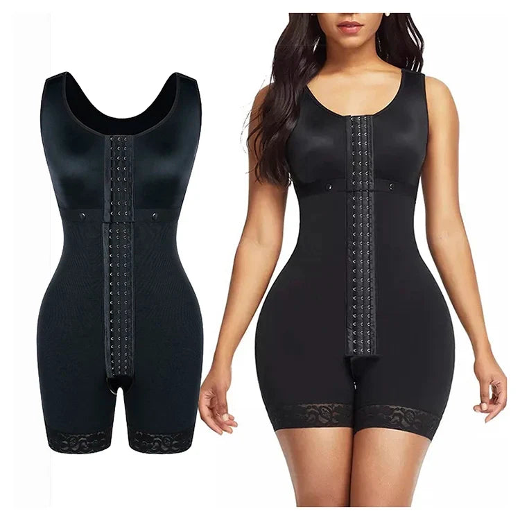 Full Body Corset Bodysuit Carving Shaper Tights Postpartum Girdles Fajas Colombian Sheath Butt Push Up Women Modeling Shapewear