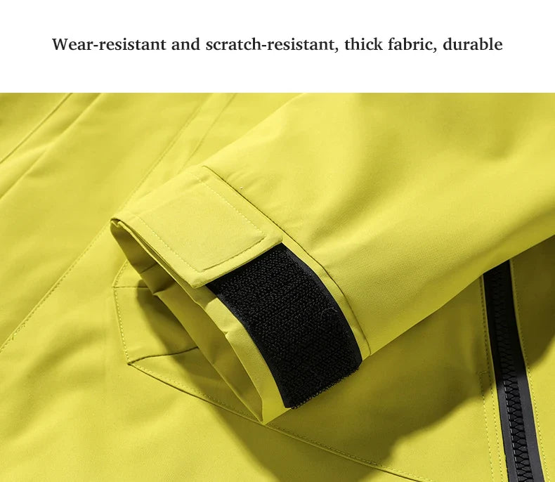 Women's Men's Waterproof Jacket Climbing Hiking Camping Trekking Windbreaker Unisex Outdoor Windproof Rain Coat Antifouling