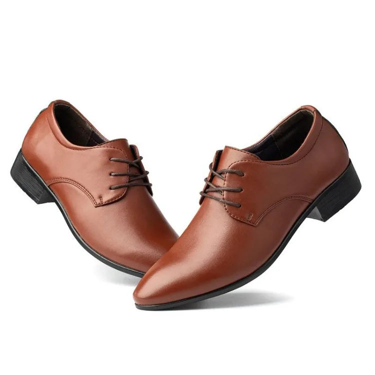 Men's Red Patent Leather Wedding Groomsmen Shoes Low Block Heel Business Formal Dress Shoes Trendy Casual Footwear