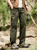 Quick-drying Hiking Pants 2026 Spring Summer Mountain Camp Outdoor Casual Cargo Pants Mens Waterproof Loose Breathable Trousers