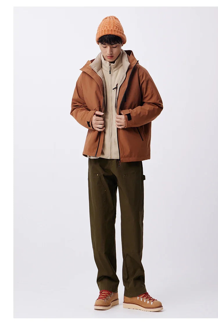 Outdoor Jacket Couple Three-proof 2024 Autumn New Couple Jacket