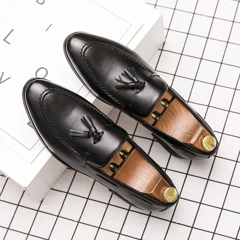 Men's Tassel Loafers Dress Shoes Business Leisure Driving Shoes Summer Outdoor Classic Fashion Famous Brand Luxury